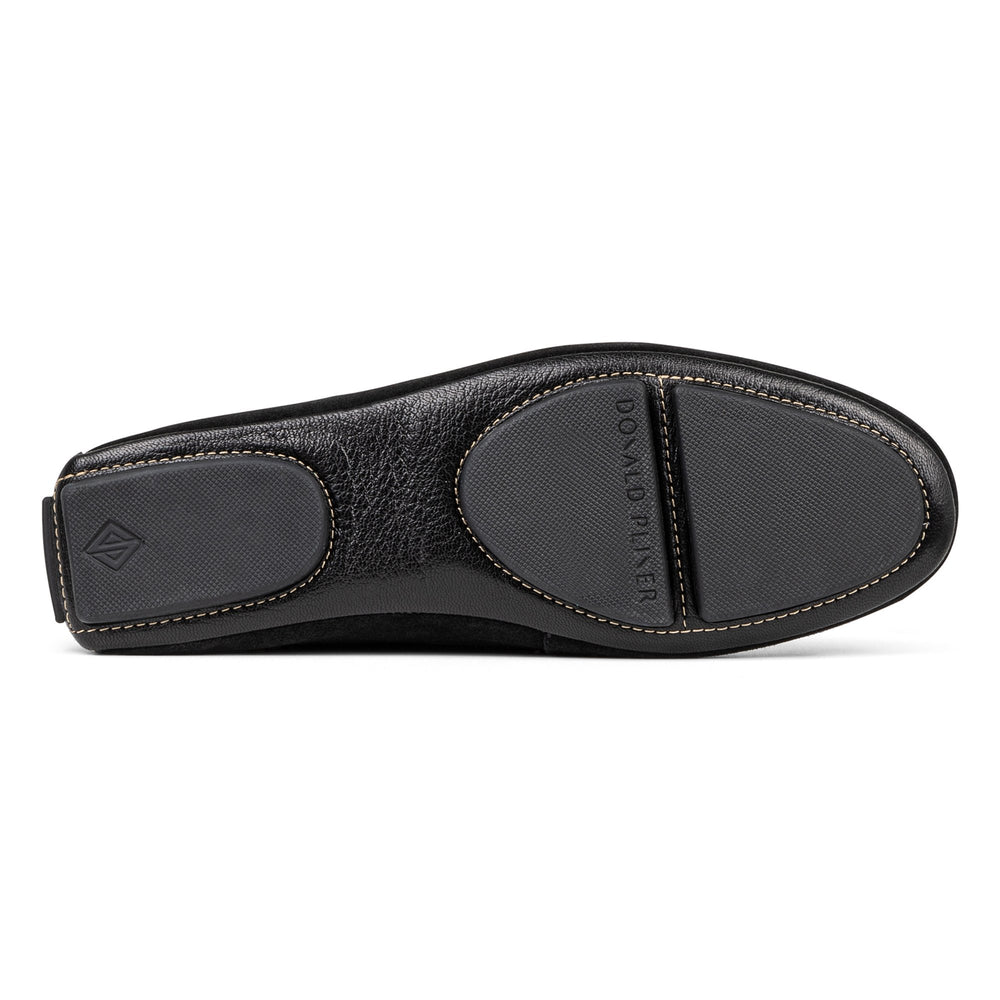 REBINA - Black Suede | Donald Pliner Casual