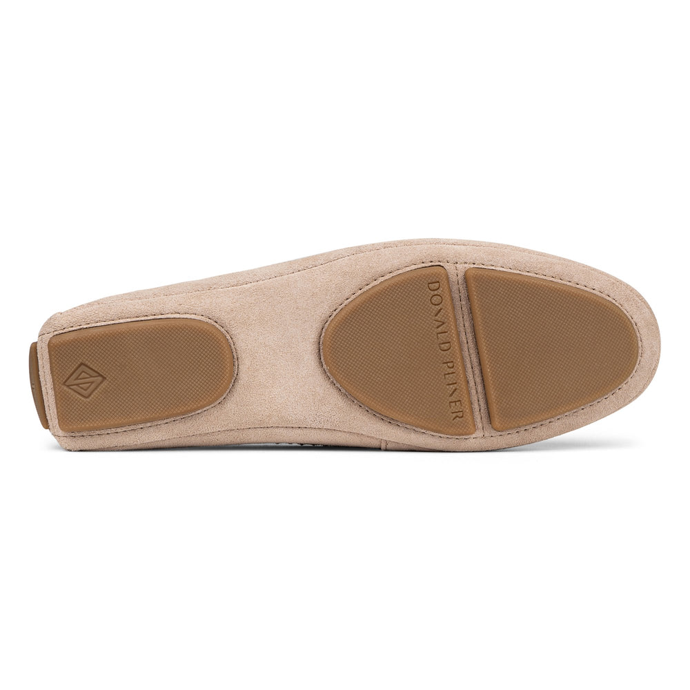 REBINA EMBELLISHED - Sand Suede | Donald Pliner Casual