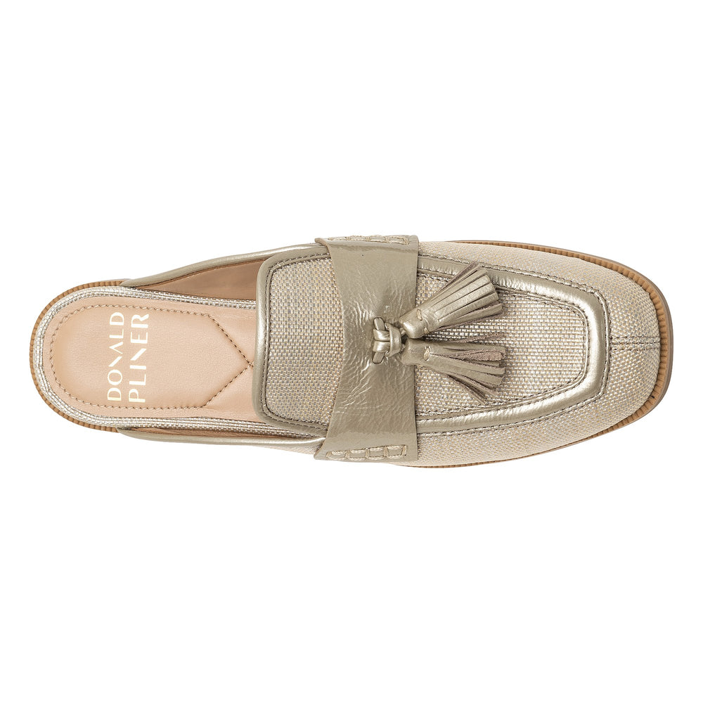 BRYANT - Platino Raffia | Donald Pliner Casual