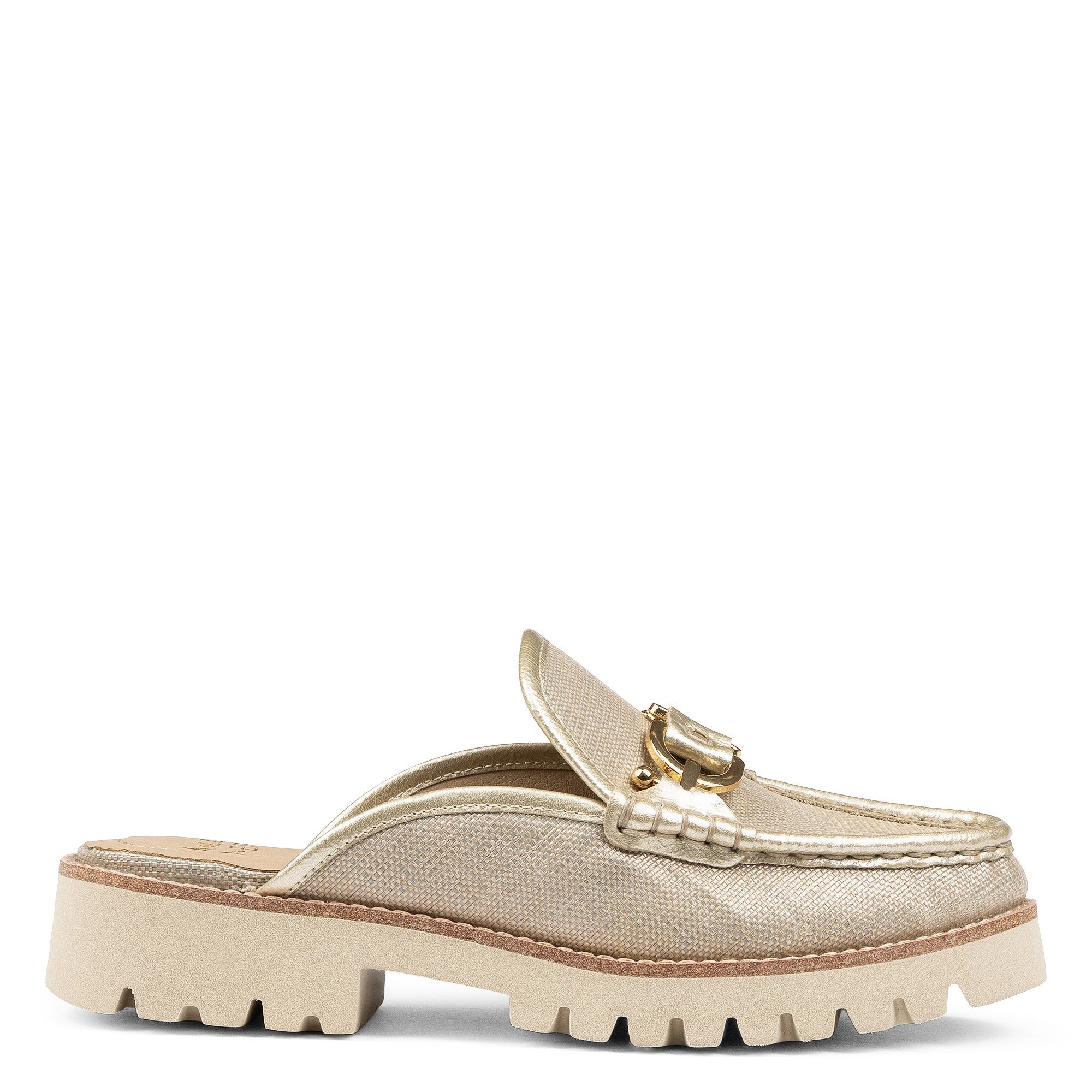 ELTA - Platino Raffia | Donald Pliner Casual