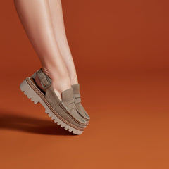 HALIE - Taupe Suede | Donald Pliner Casual