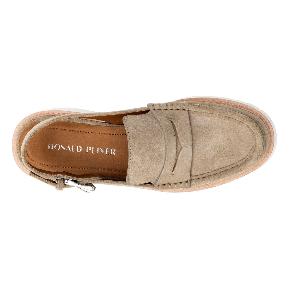 HALIE - Taupe Suede | Donald Pliner Casual
