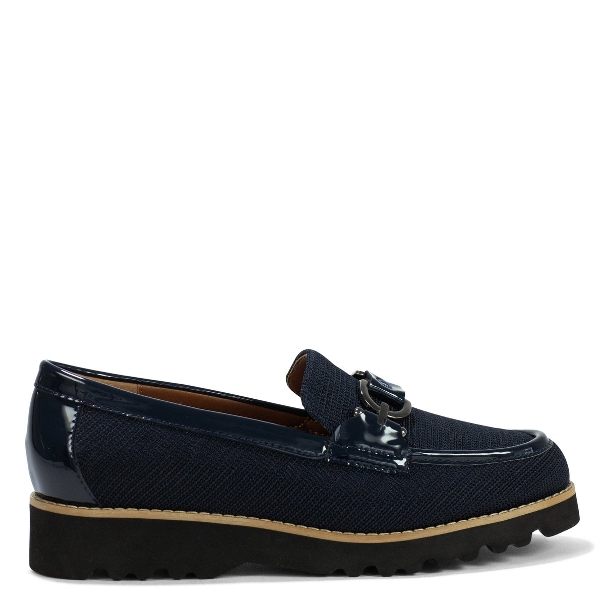 LOAFER W LUG - Navy | Donald Pliner Casual