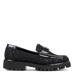 HELIO - Black Bouclé | Donald Pliner Casual
