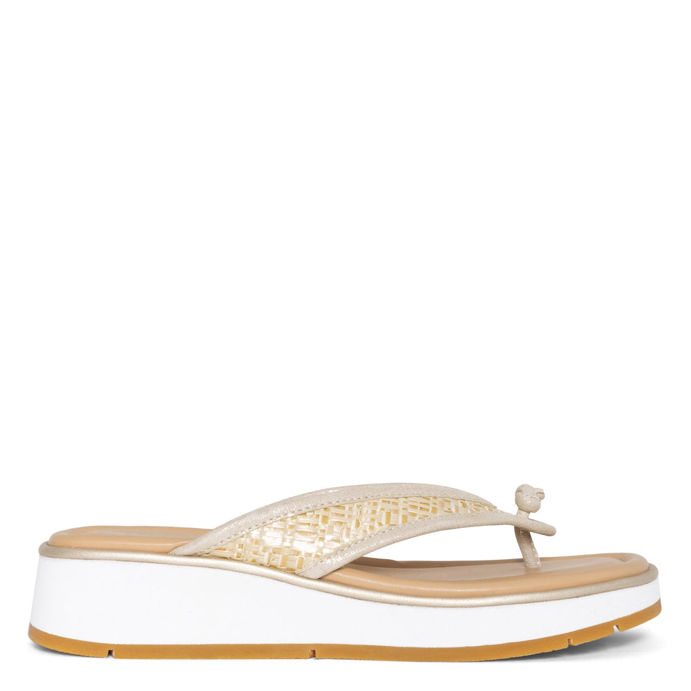 KLARICE - Platino Raffia | Donald Pliner Casual