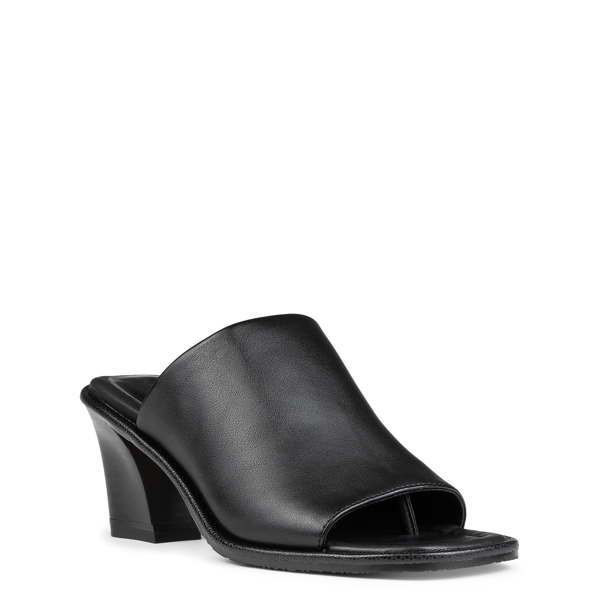 JAYLYN - Black Leather | Donald Pliner Casual