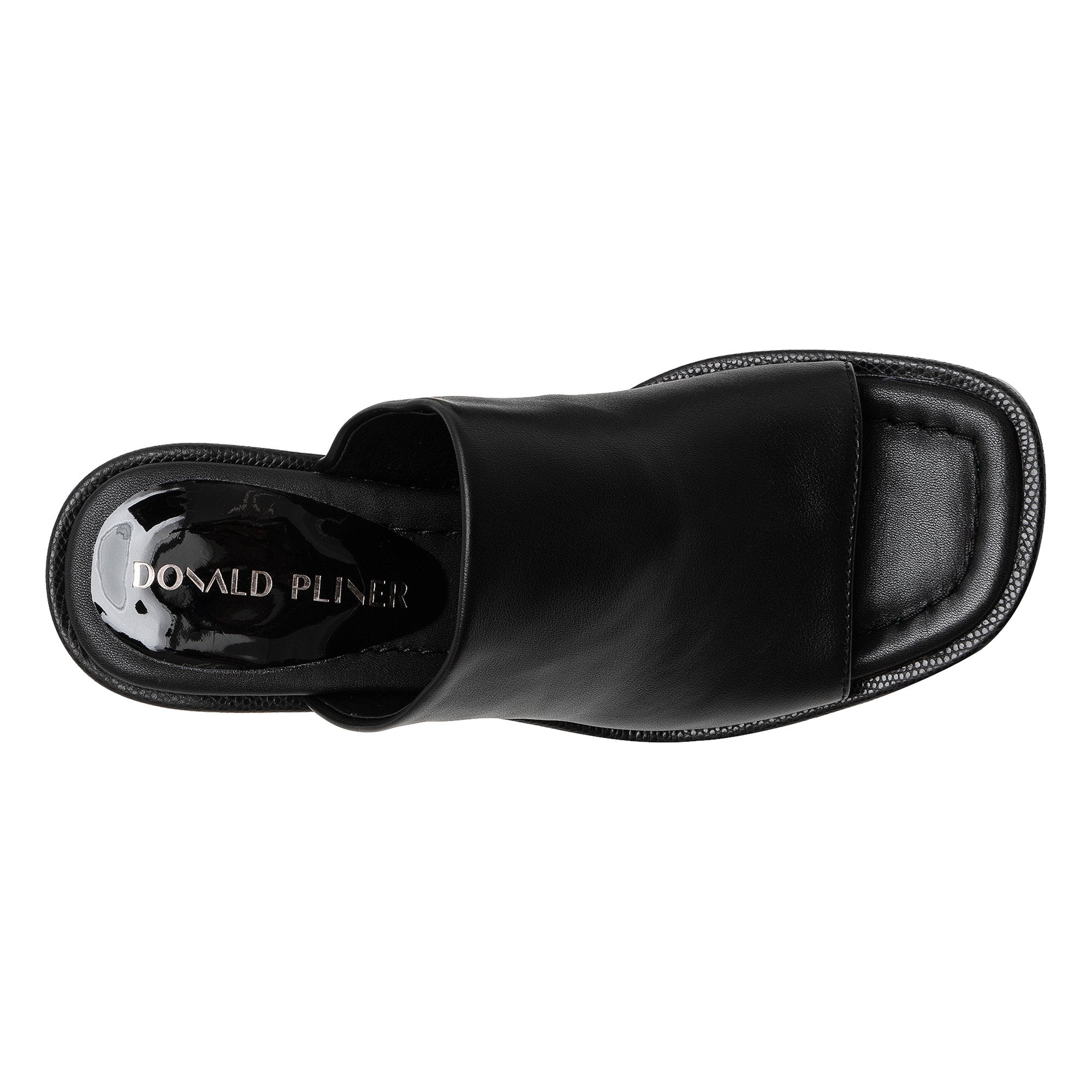 JAYLYN - Black Leather | Donald Pliner Casual