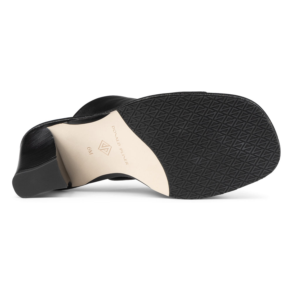 JAYLYN - Black Leather | Donald Pliner Casual