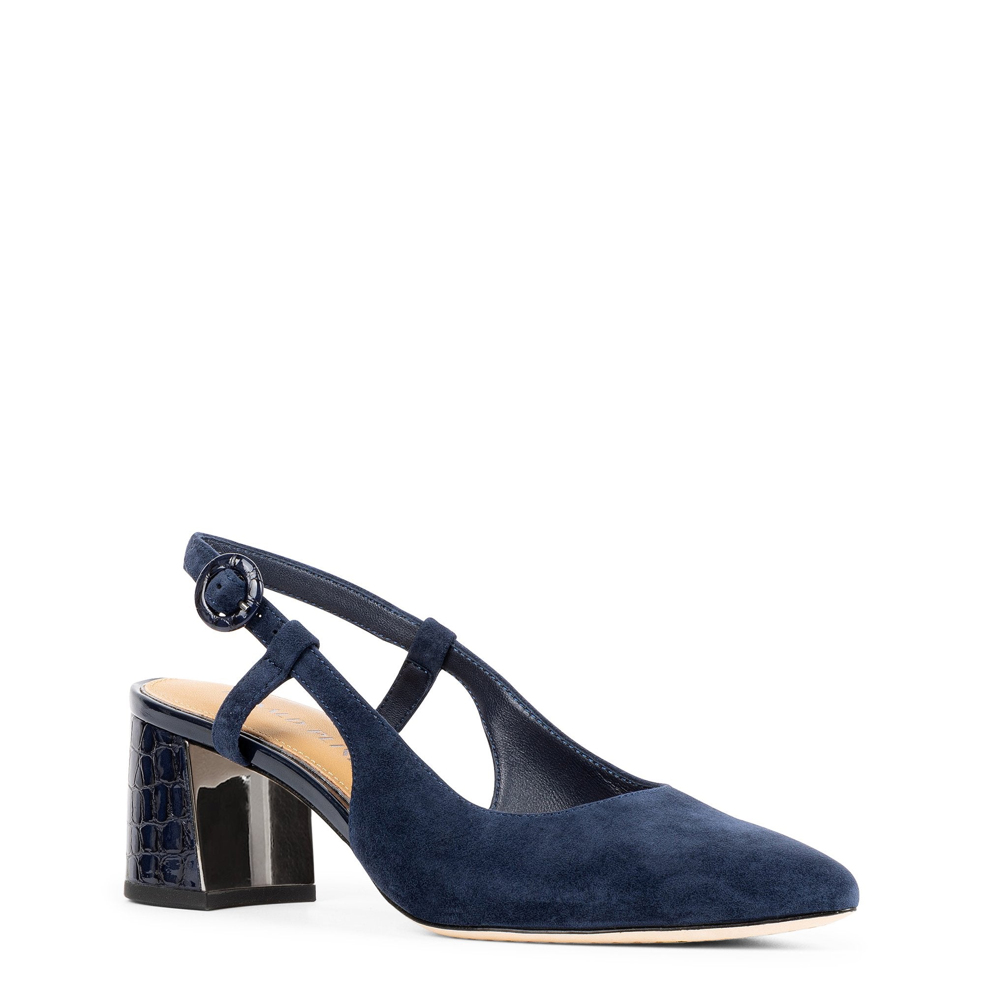 SONG - Navy Suede | Donald Pliner Dress