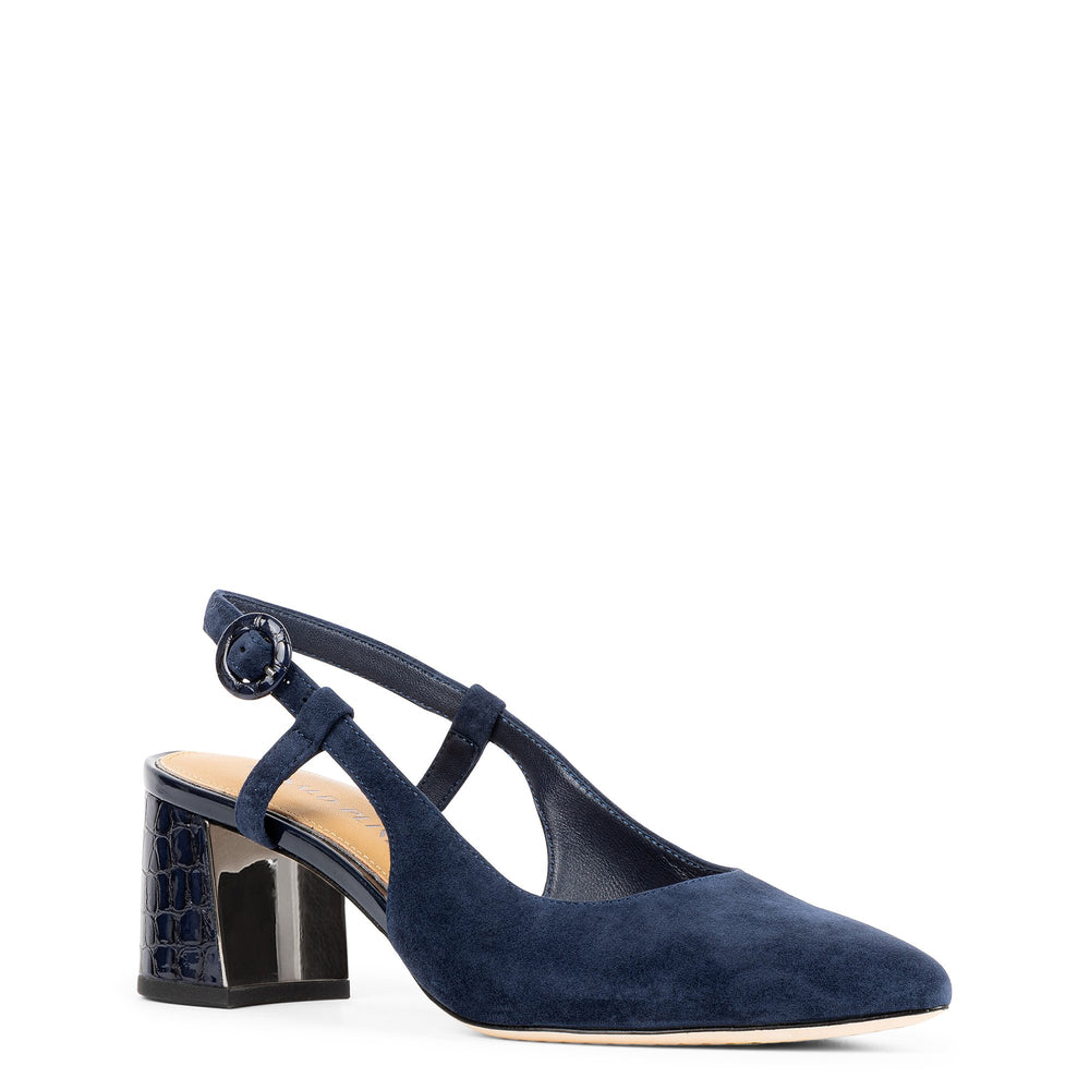 SONG - Navy Suede | Donald Pliner Dress