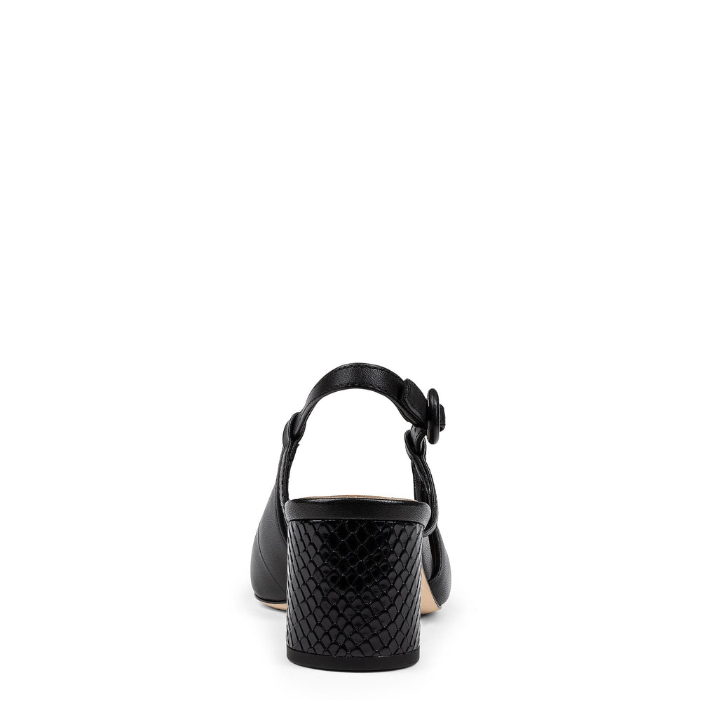 SONG - Black Leather | Donald Pliner Dress