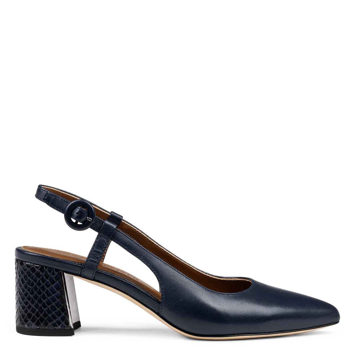 SONG - Navy Leather | Donald Pliner Dress