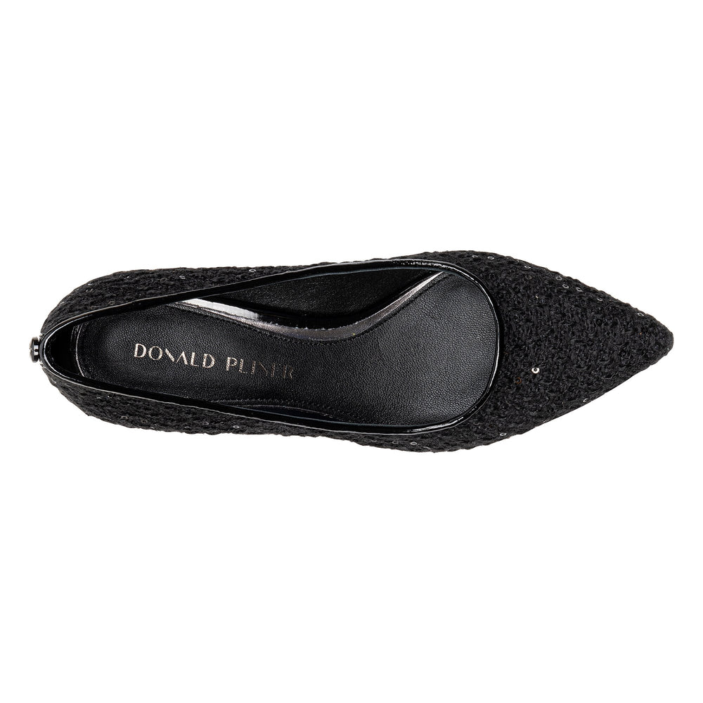 SUZETTE - Black Bouclé | Donald Pliner Dress
