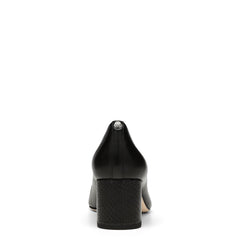 SUZETTE - Black Leather | Donald Pliner Dress