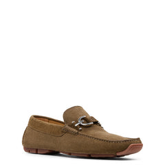DACIO DRIVER - Olive Perf Suede | Donald Pliner Casual