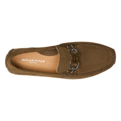 DACIO DRIVER - Olive Perf Suede | Donald Pliner Casual