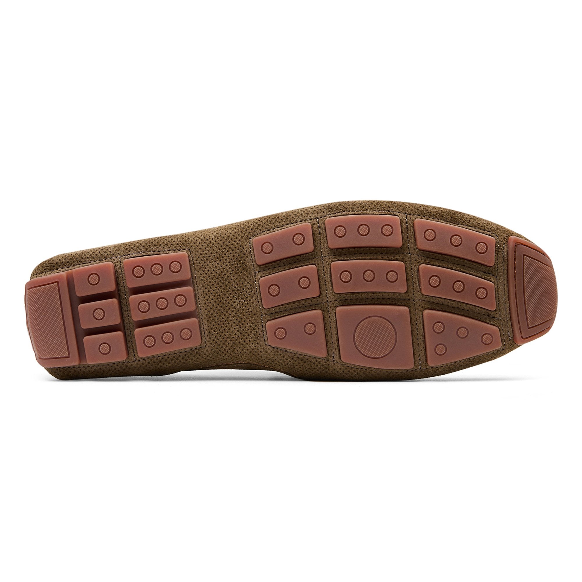 DACIO DRIVER - Olive Perf Suede | Donald Pliner Casual