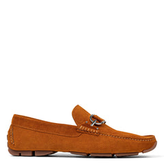 DACIO DRIVER - Brick Perf Suede | Donald Pliner Casual