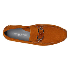 DACIO DRIVER - Brick Perf Suede | Donald Pliner Casual