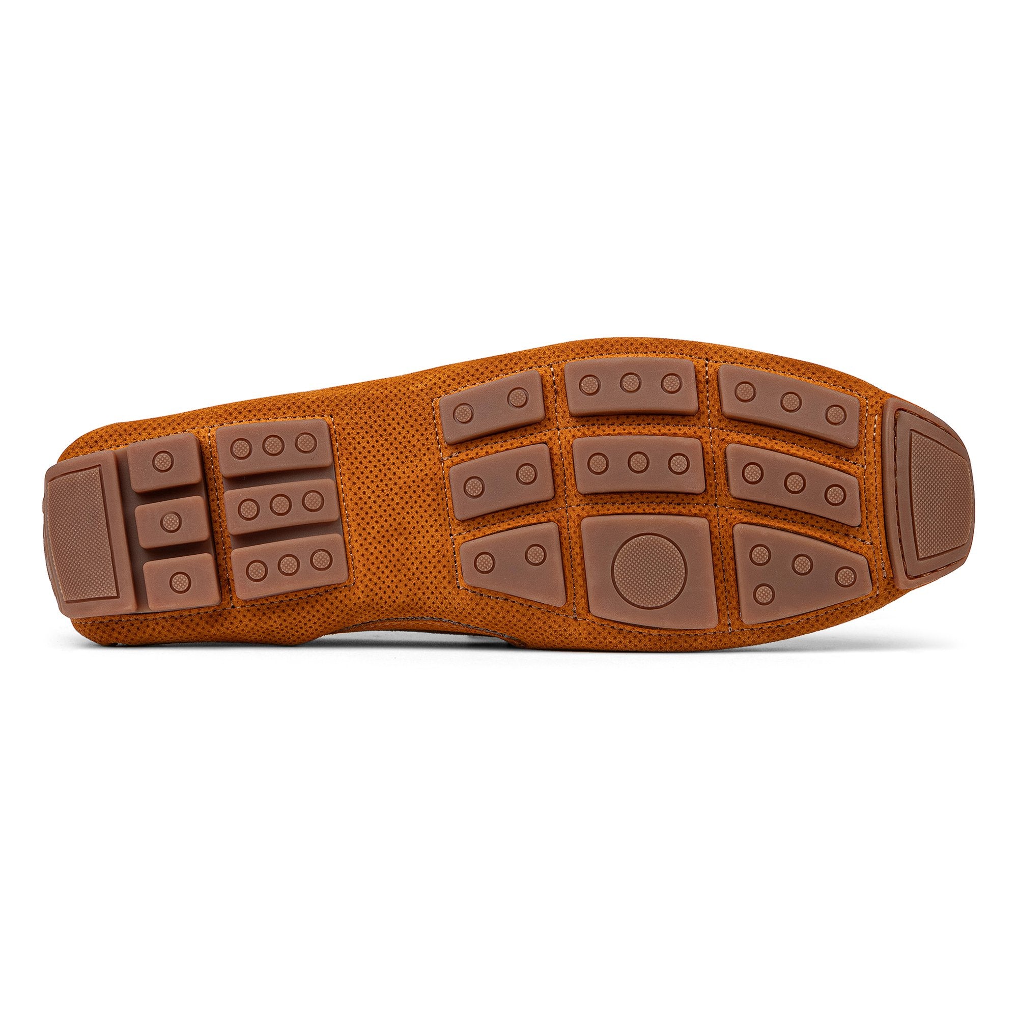 DACIO DRIVER - Brick Perf Suede | Donald Pliner Casual
