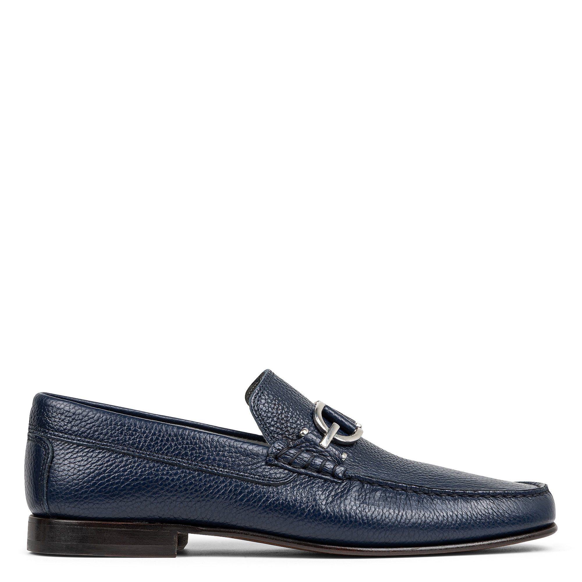 DACIO - Indigo Pebbled Leather | Donald Pliner Casual