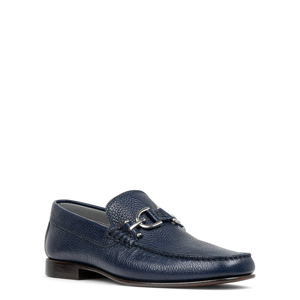 DACIO - Indigo Pebbled Leather | Donald Pliner Casual
