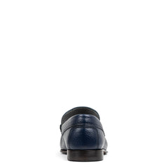 DACIO - Indigo Pebbled Leather | Donald Pliner Casual