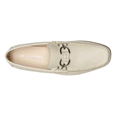 DACIO - Off White Pebbled Leather | Donald Pliner Casual