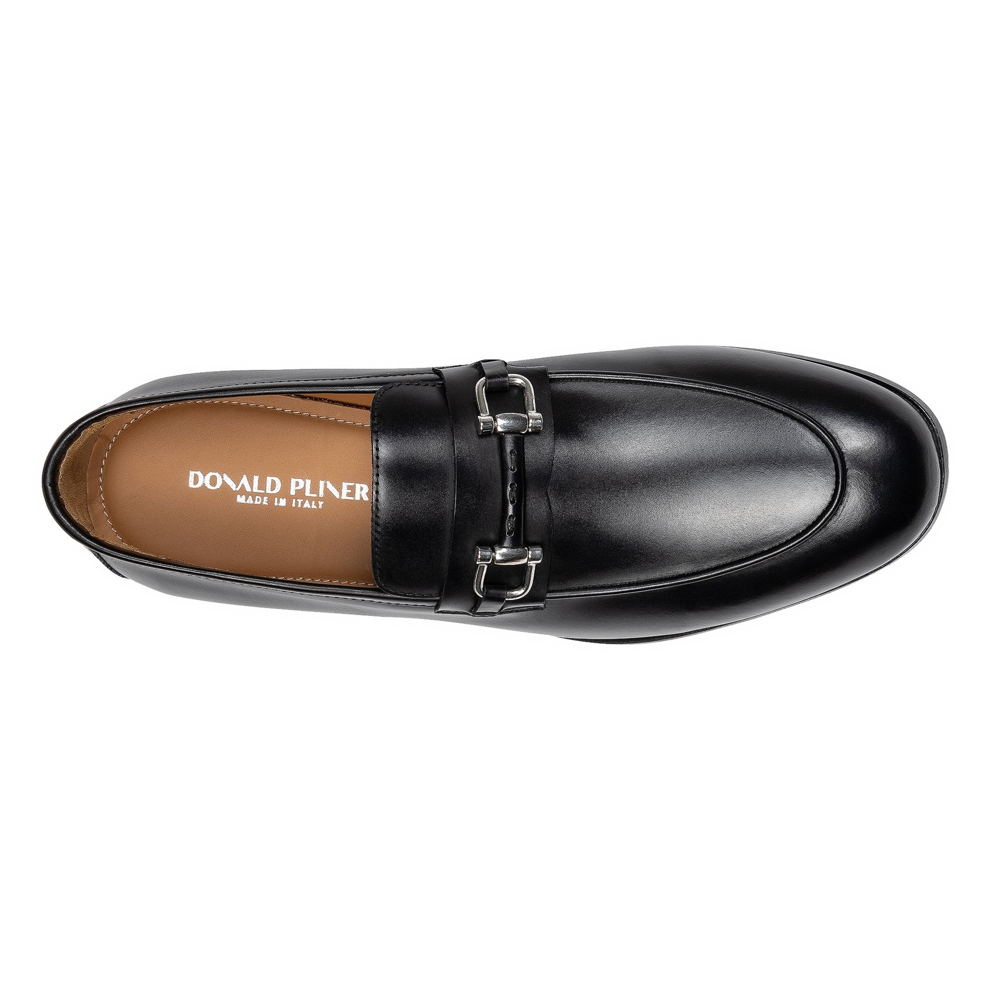 SLADE - Black Leather | Donald Pliner Casual