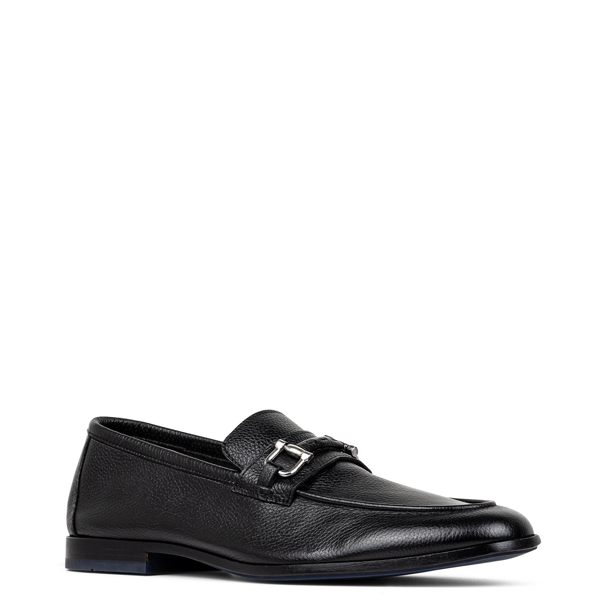 SLADE - Black Tumbled Leather | Donald Pliner Casual