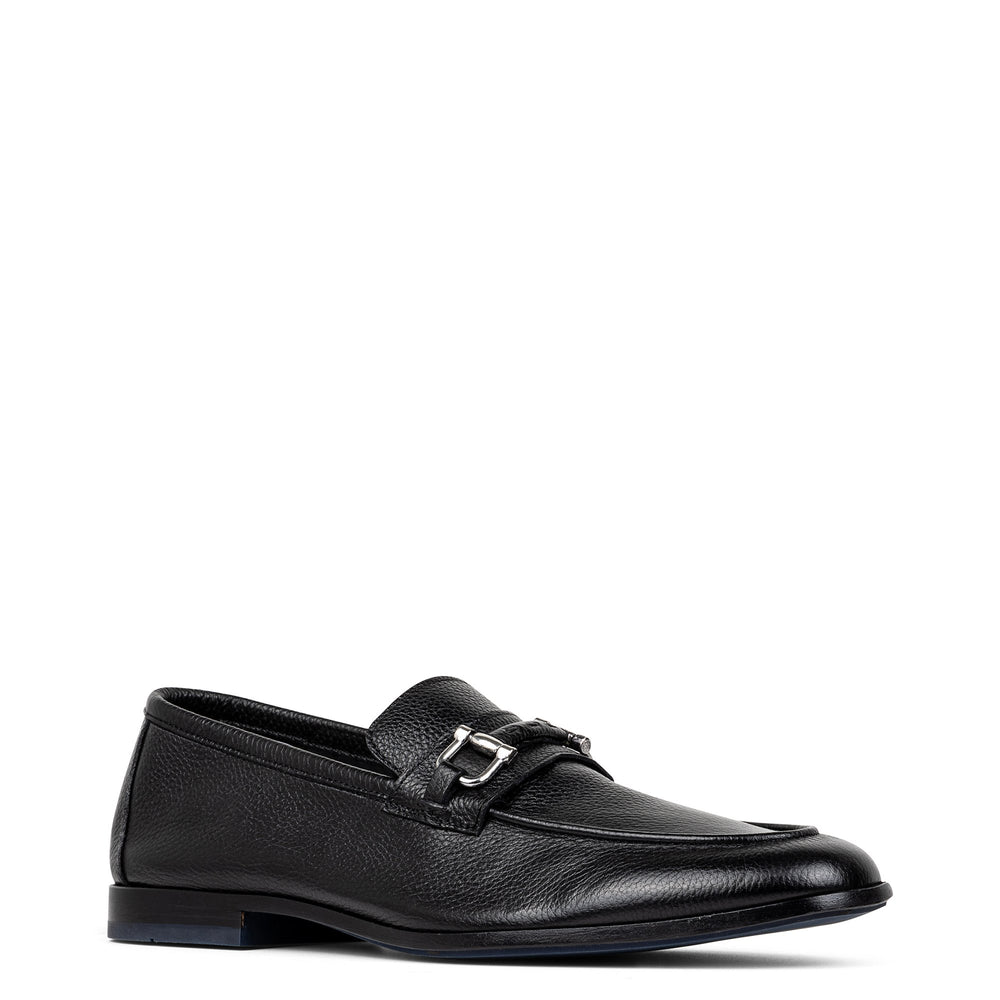 SLADE - Black Tumbled Leather | Donald Pliner Casual