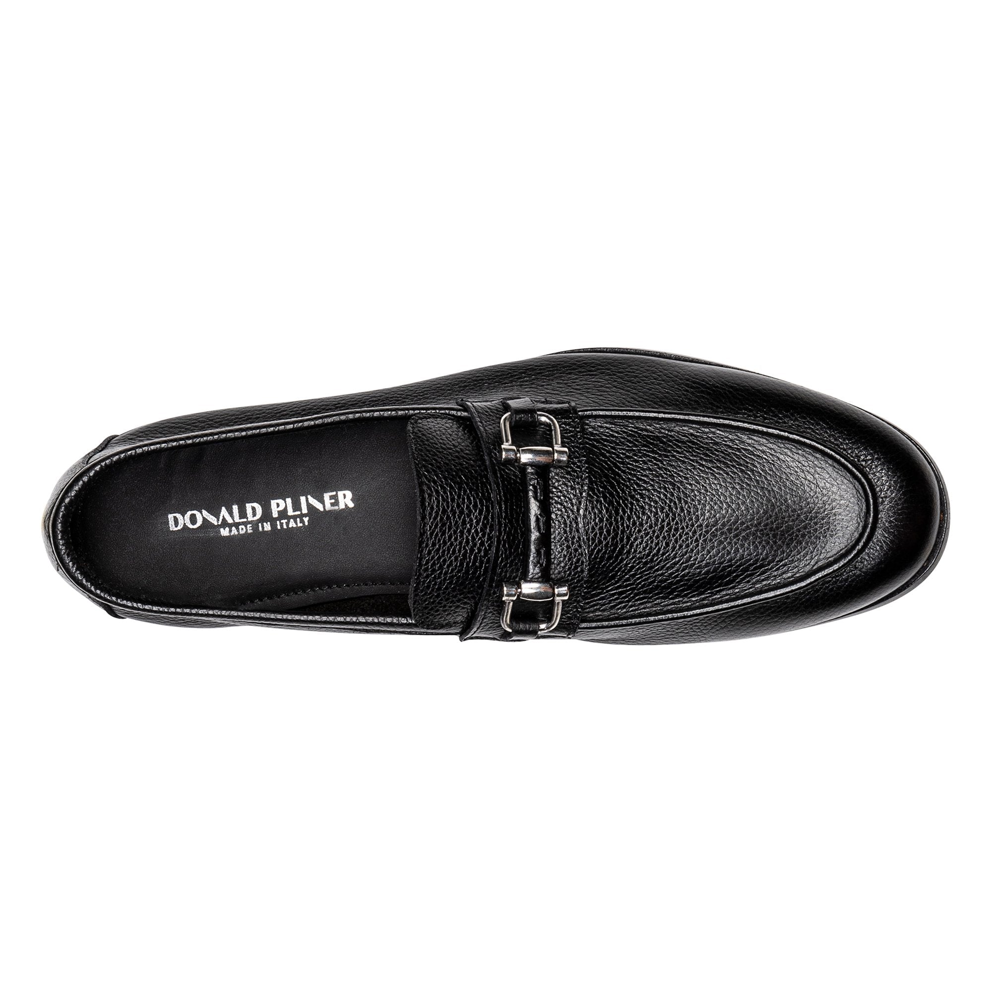 SLADE - Black Tumbled Leather | Donald Pliner Casual