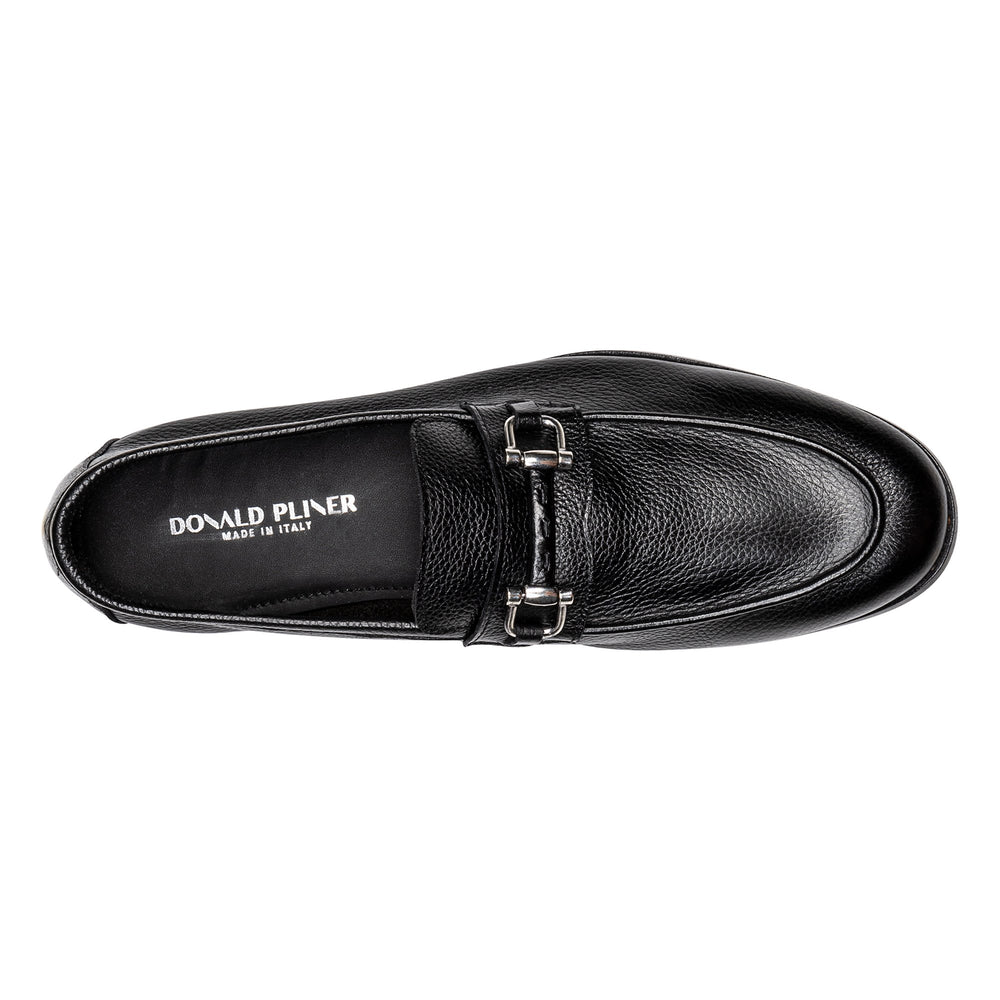 SLADE - Black Tumbled Leather | Donald Pliner Casual