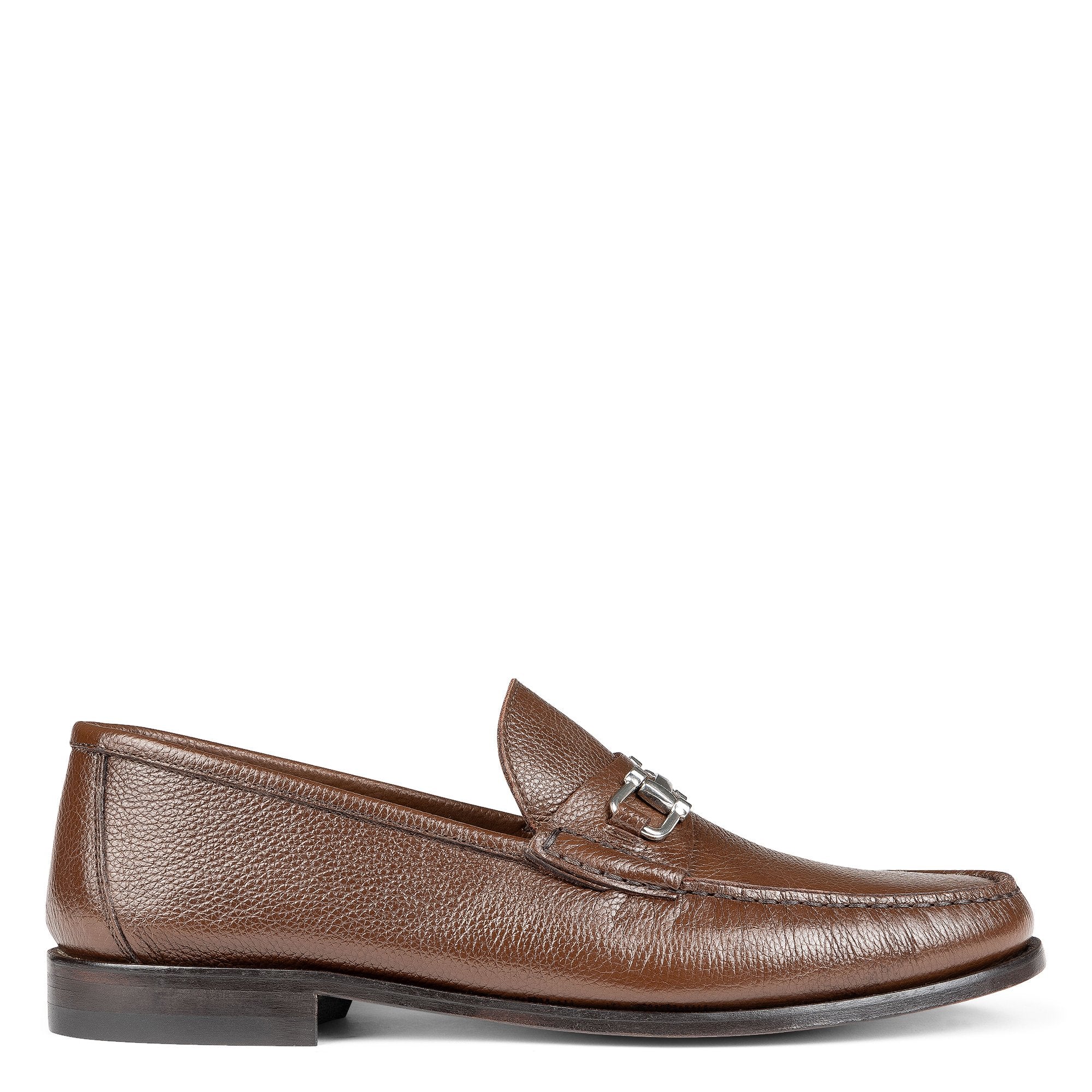 EVANSTON - Whiskey Pebbled Calf | Donald Pliner Casual