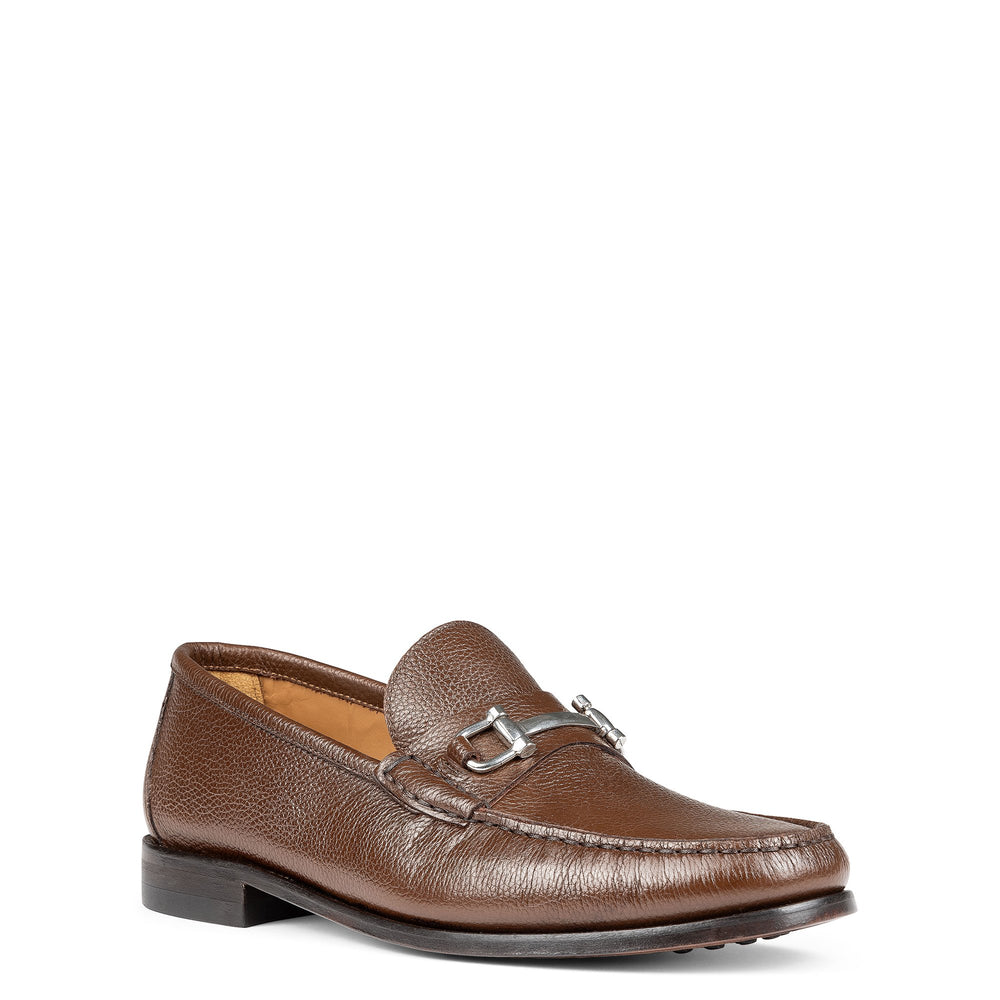 EVANSTON - Whiskey Pebbled Calf | Donald Pliner Casual