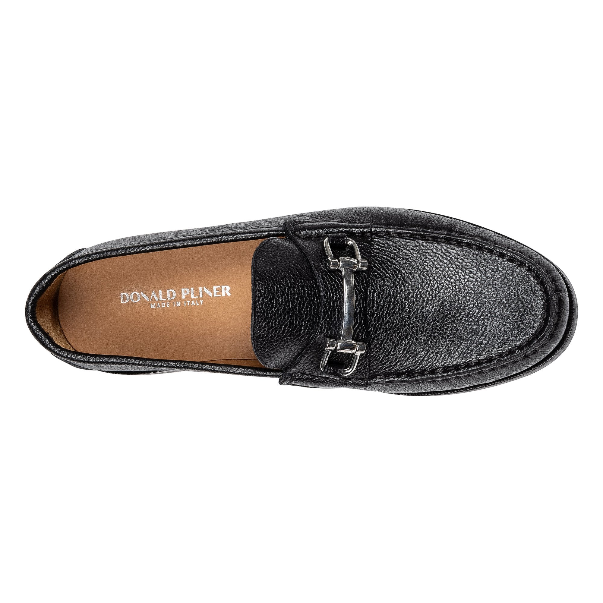 EVANSTON - Black Pebbled Calf | Donald Pliner Casual