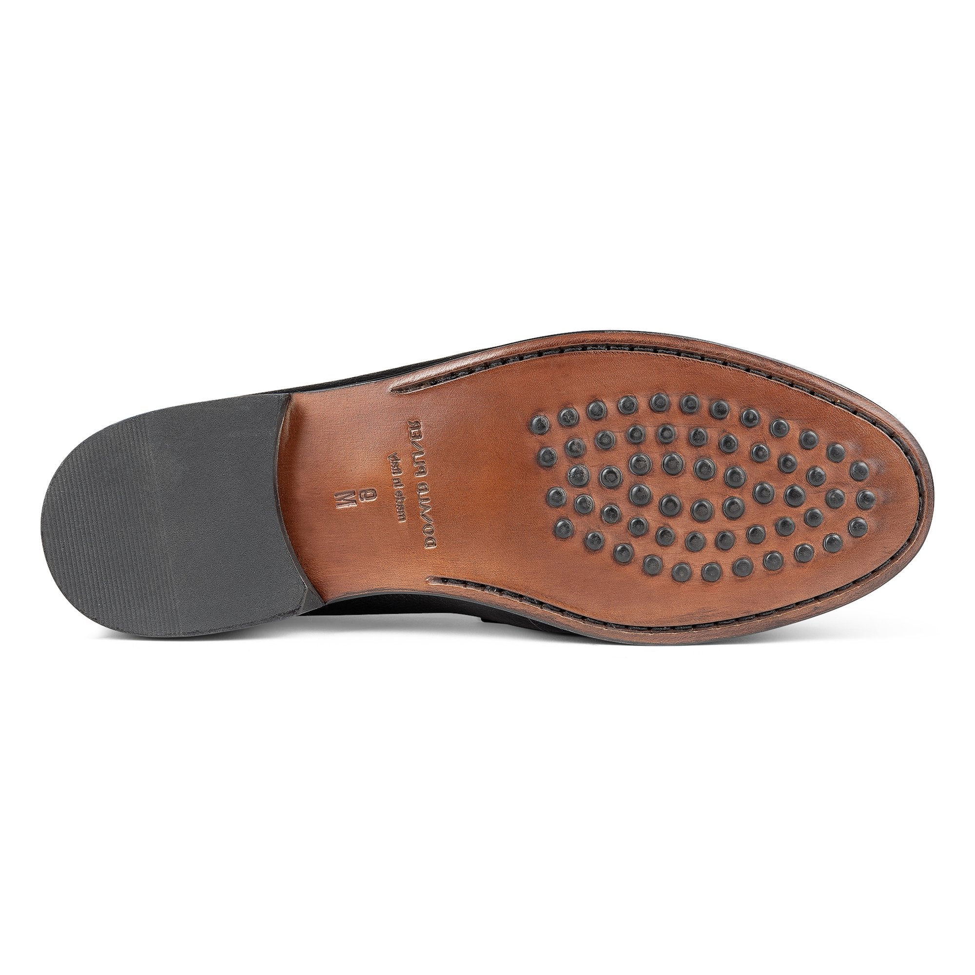EVANSTON - Black Pebbled Calf | Donald Pliner Casual