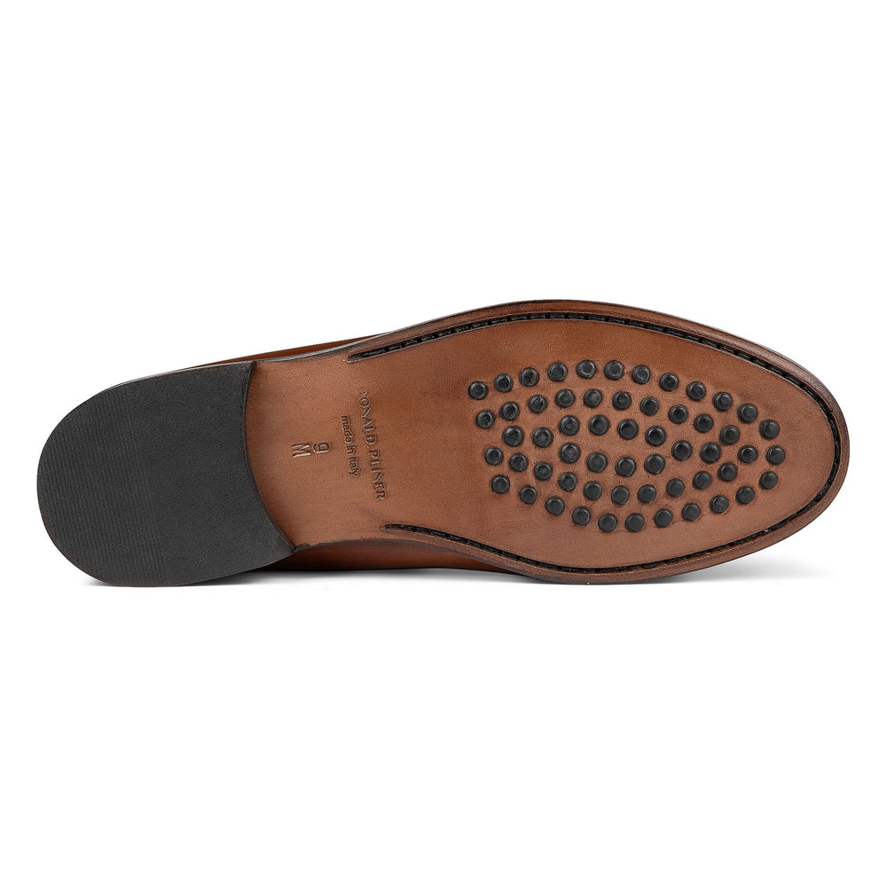 EVANSTON - Whiskey Calf Leather | Donald Pliner Casual