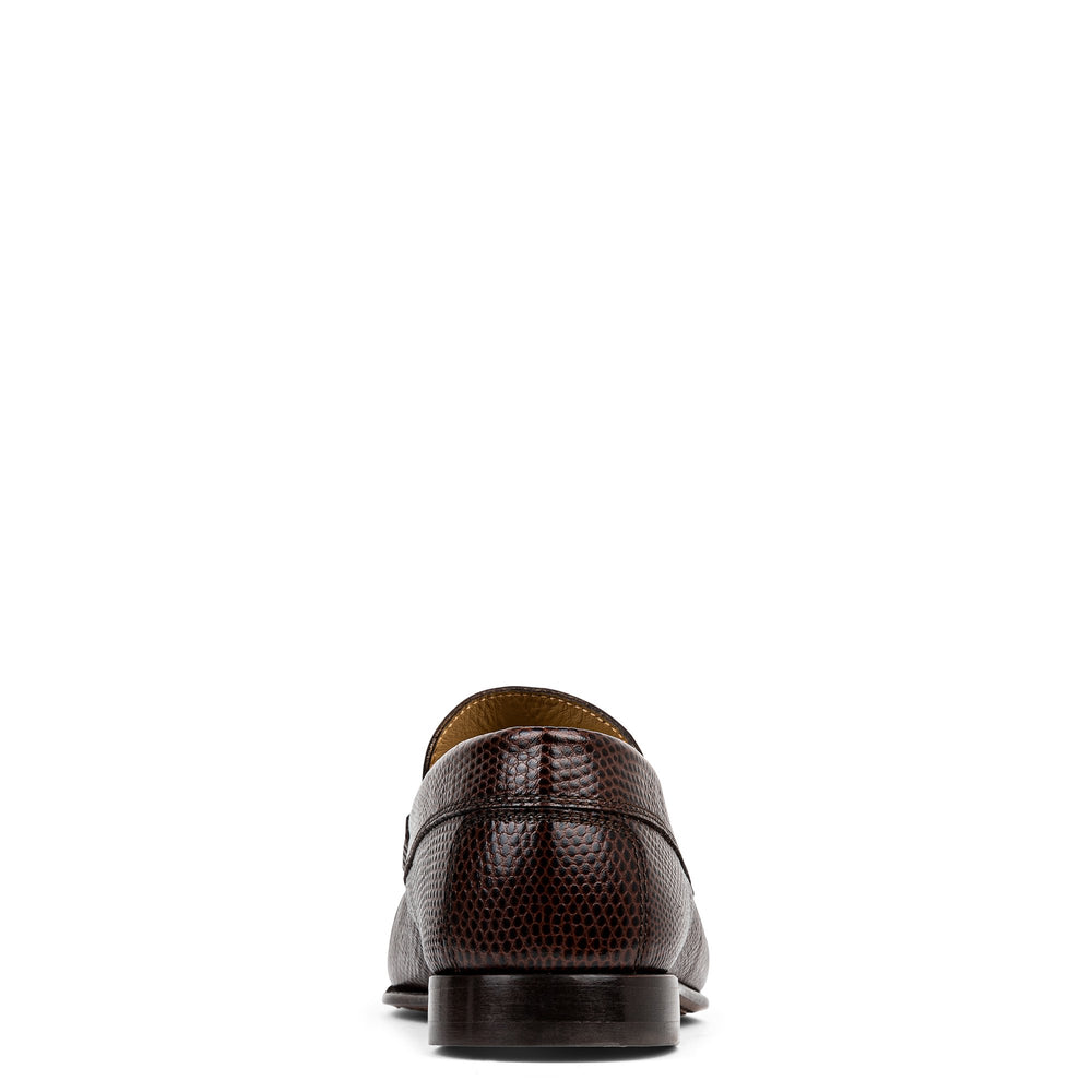 DACIO - Dark Brown Lizard Print | Donald Pliner Casual