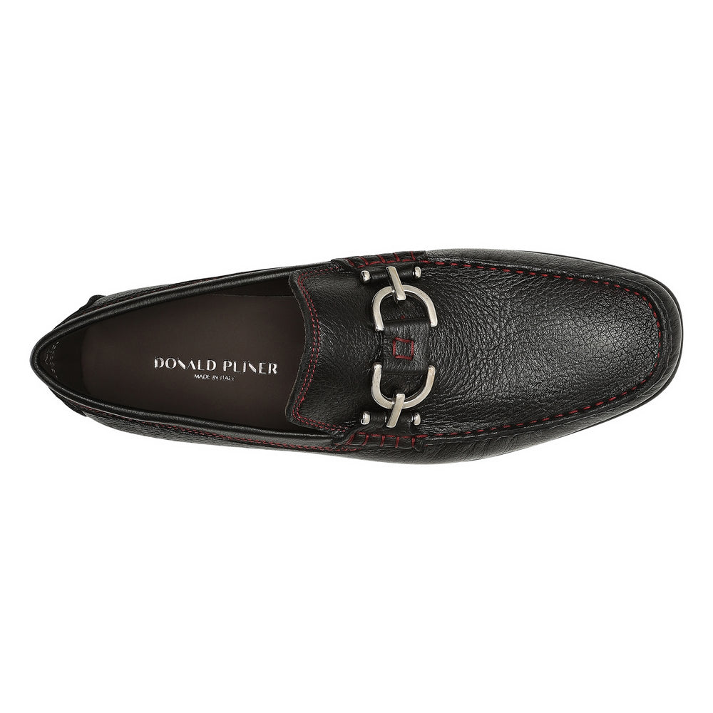 DACIO - Black Leather | Donald Pliner Casual