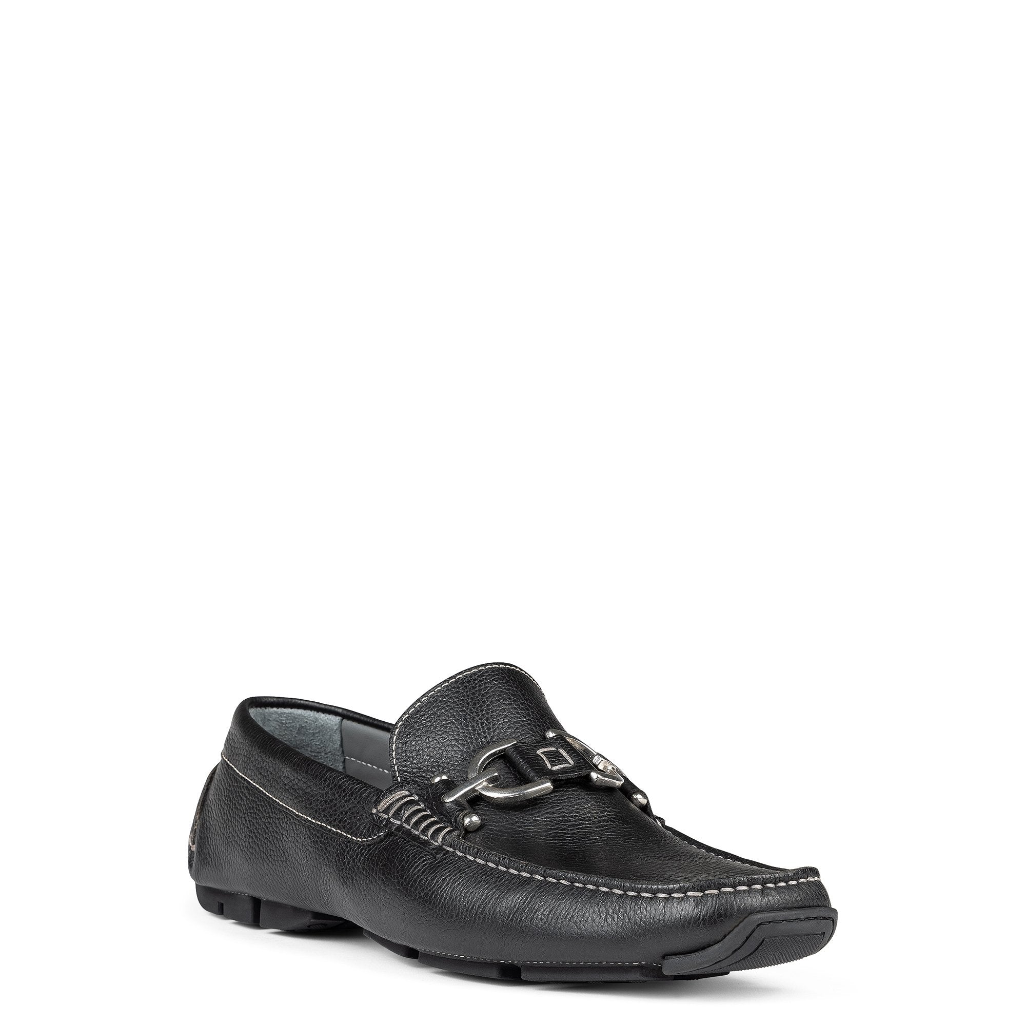 DACIO DRIVER - Black Tumbled Leather | Donald Pliner Casual