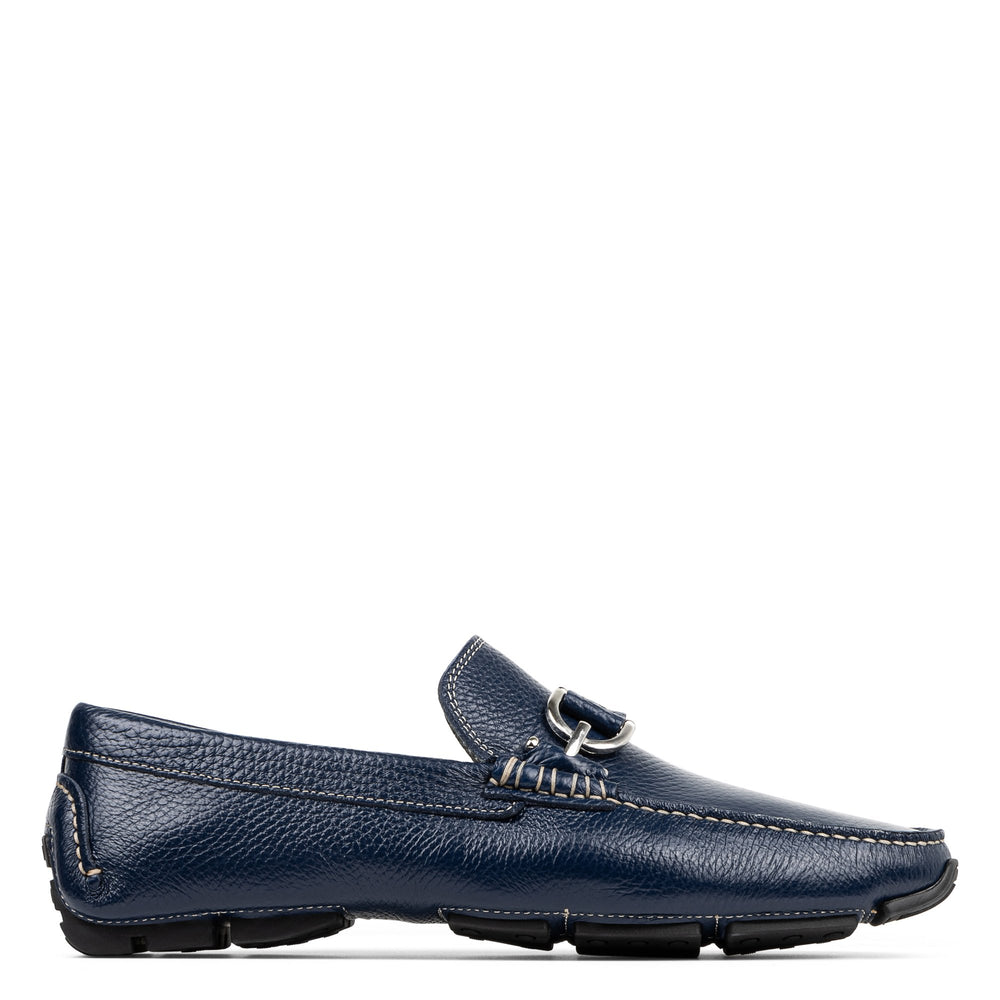 DACIO DRIVER - Navy Leather | Donald Pliner Casual