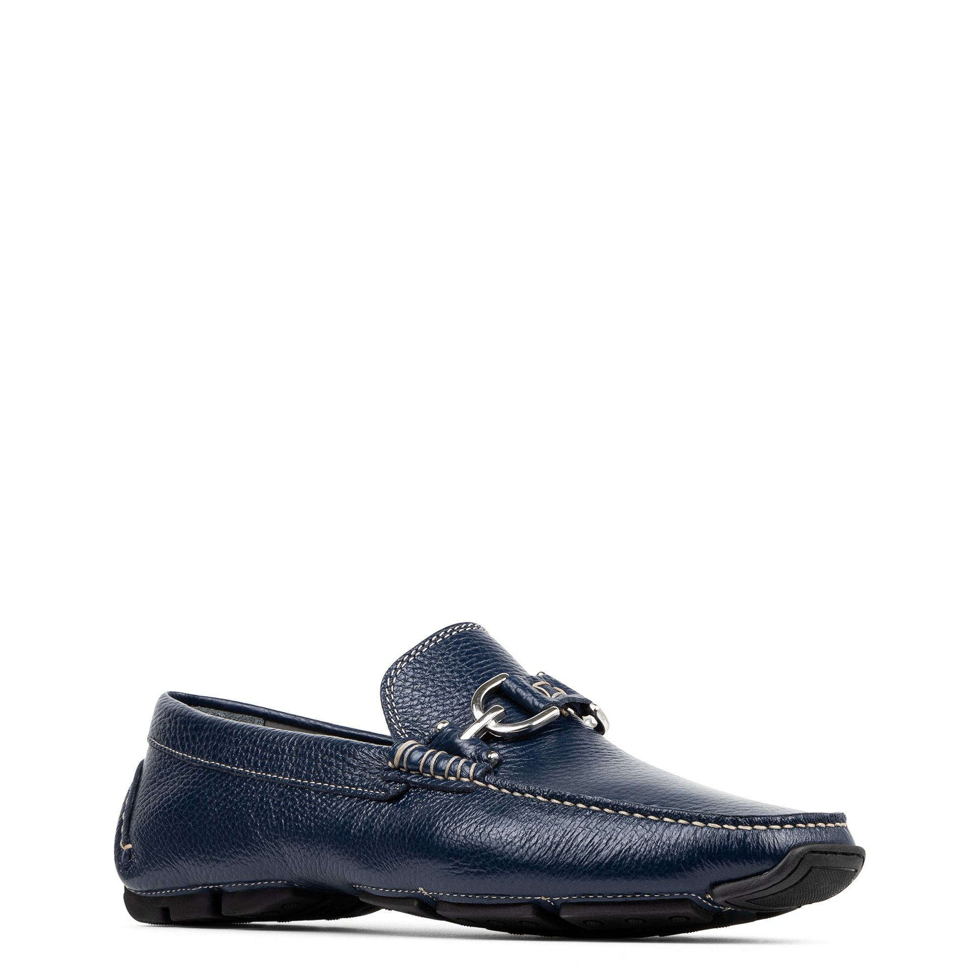 DACIO DRIVER - Navy Leather | Donald Pliner Casual