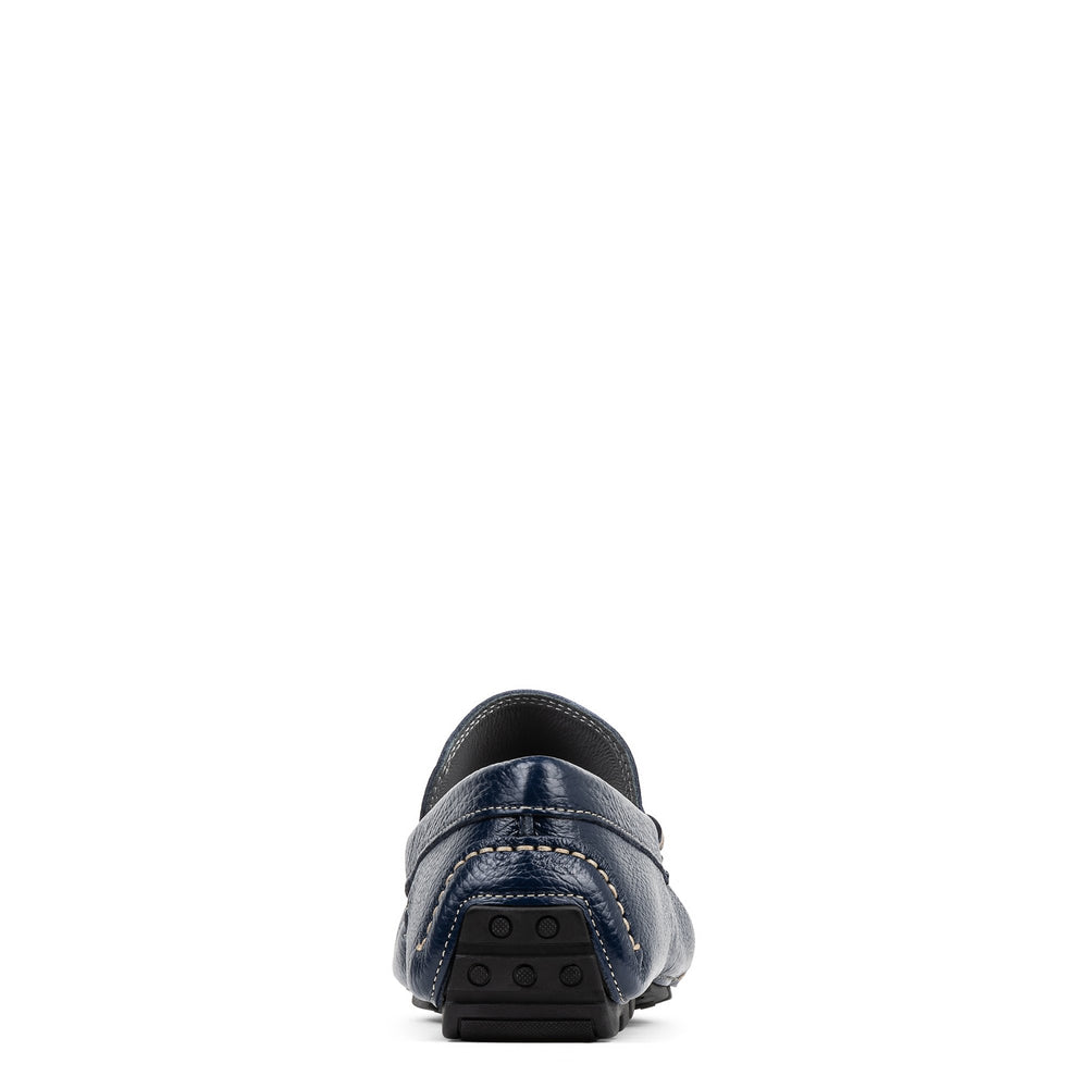 DACIO DRIVER - Navy Leather | Donald Pliner Casual