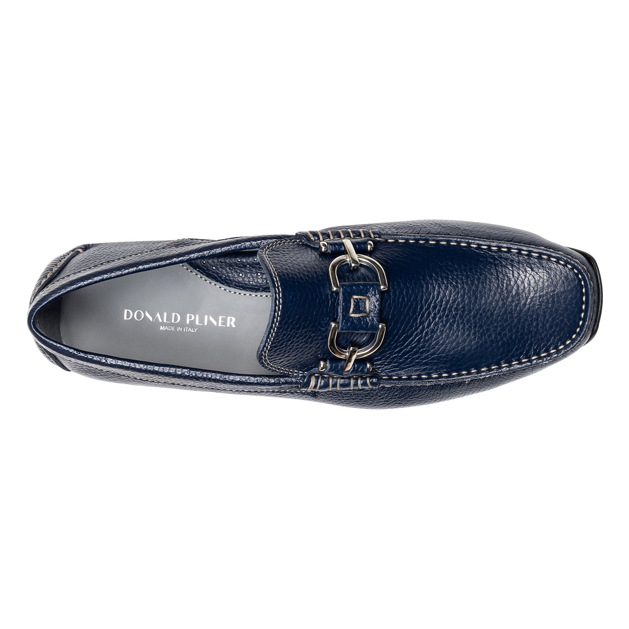 DACIO DRIVER - Navy Leather | Donald Pliner Casual