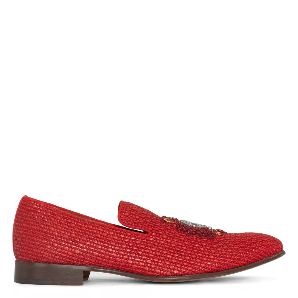 SPENCER - Red Raffia | Donald Pliner Casual