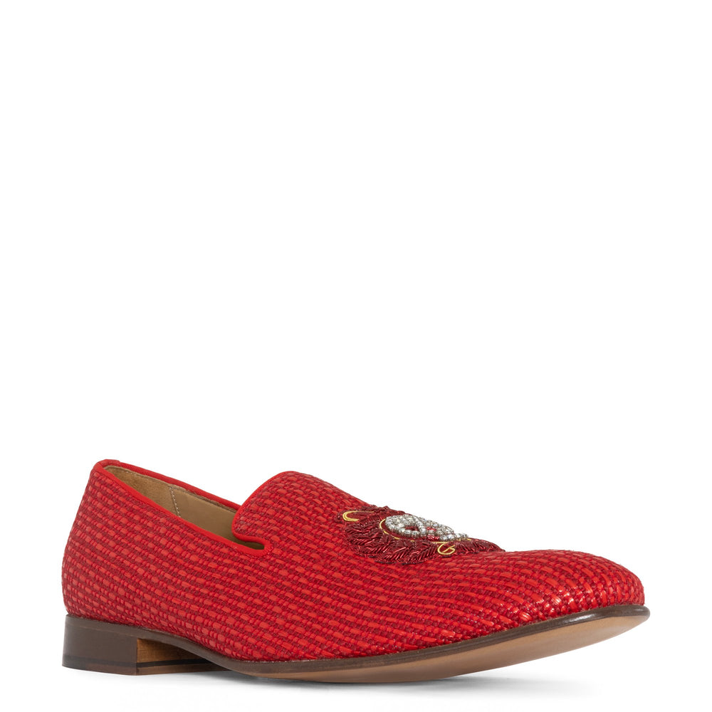 SPENCER - Red Raffia | Donald Pliner Casual