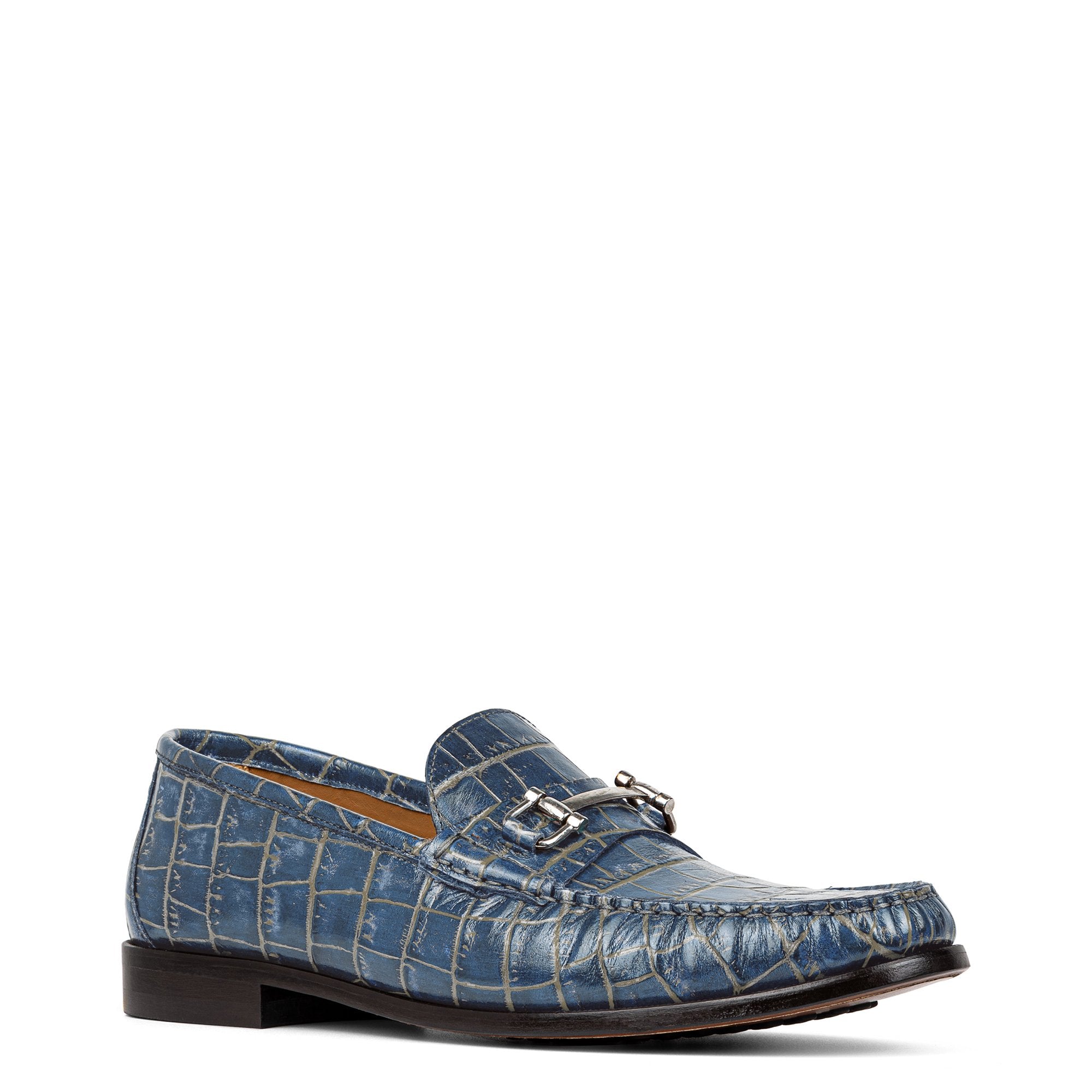 EVANSTON - Navy Crocco | Donald Pliner Casual