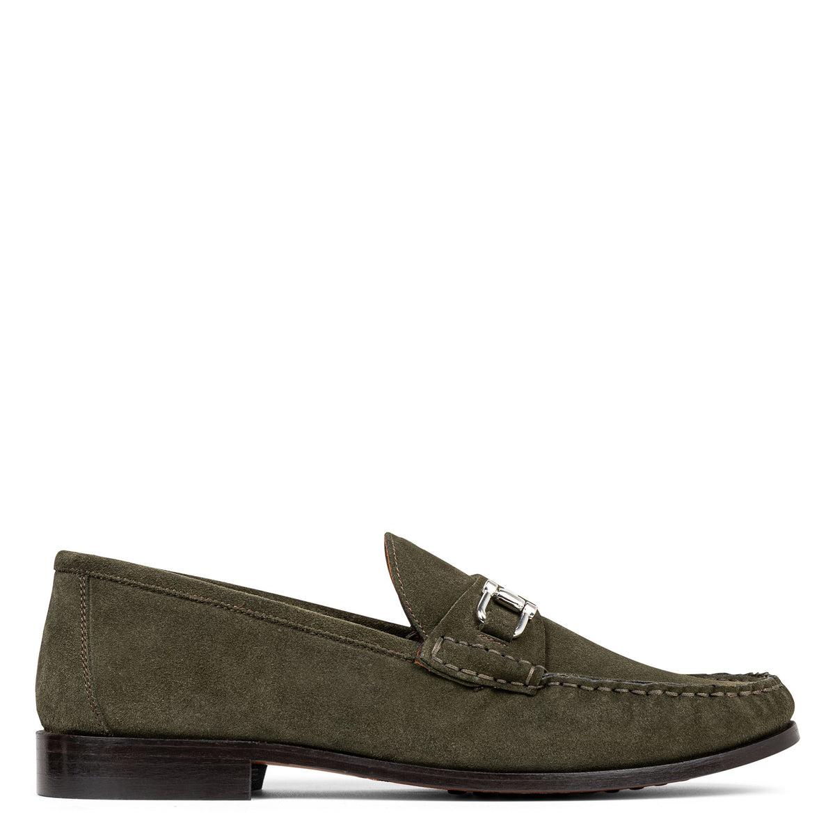 EVANSTON - Military Green Suede | Donald Pliner Casual