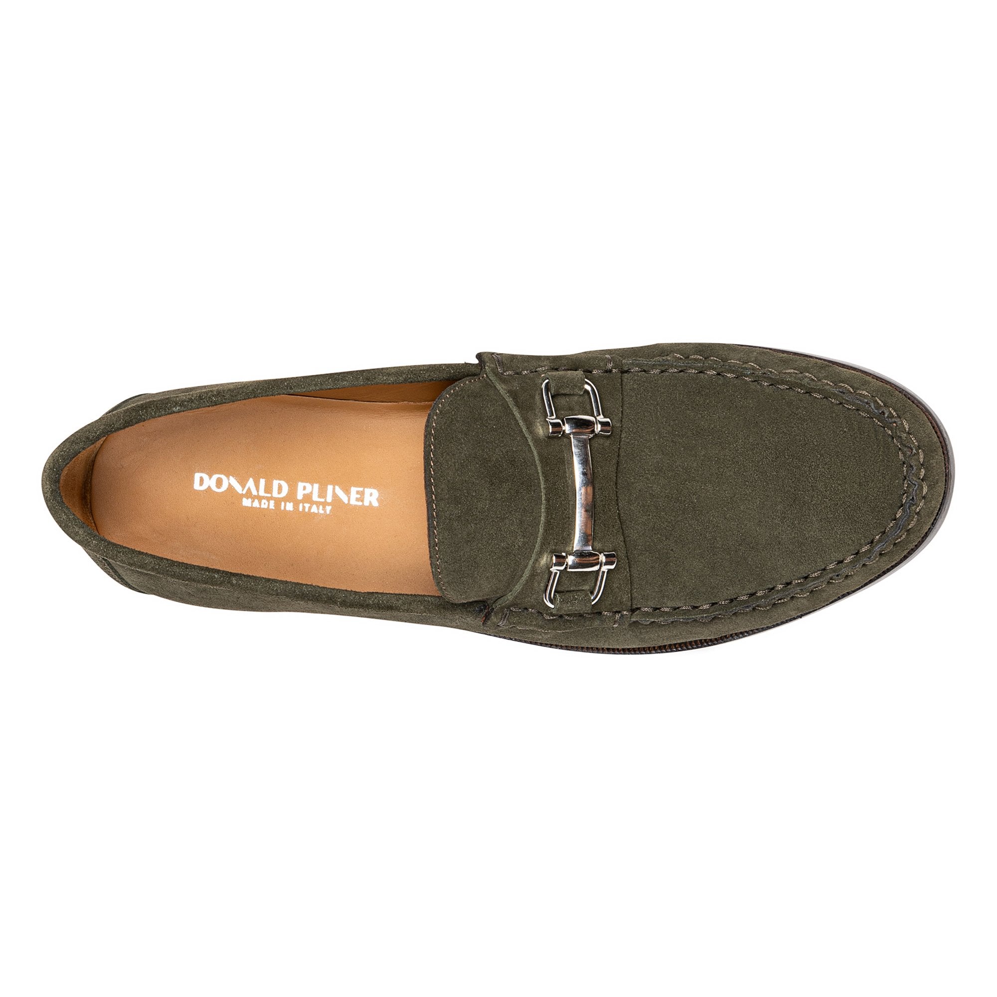 EVANSTON - Military Green Suede | Donald Pliner Casual